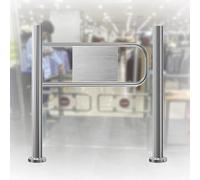 Porte battante à sens unique automatique pour supermarchés, entrepôts, bibliothèques et bars : solution d'entrée sûre et pratique pour les zones à fort trafic.