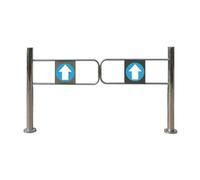 Porte Battante À Sens Unique, Sécurité Métal Ressort Portillon, Contrôle D'accès Piéton, Fermeture Automatique Portes Battantes, Pour Bibliothèques, Magasins, Centres(2x1m/6.56x3.28ft)