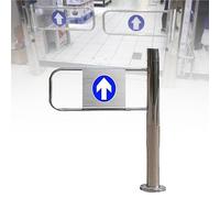 Porte battante Automatique à Sens Unique, entrée de Passage à Fermeture Automatique pour bibliothèques, magasins et centres commerciaux - Ouverture à Droite, 85 x 100 cm, Solution d'accès du