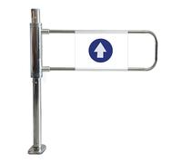 Porte battante automatique en acier inoxydable à fermeture automatique pour usage industriel 80 cm de large, idéale pour les entrepôts et les marchés, portail battant durable avec ressorts