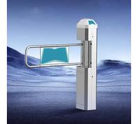 Porte battante automatique en acier inoxydable pour supermarchés et bibliothèques - Accès piéton avec annonce vocale (1 unité)