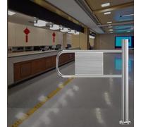 Porte battante automatique, portail de rebond unidirectionnel pour magasins et supermarchés, entrée de sécurité à ressort