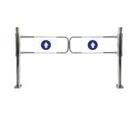 Porte battante automatique, porte de sécurité unidirectionnelle durable pour piétons, design à ressort pour une entrée sécurisée