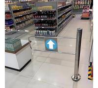 Porte battante avec fermeture automatique, porte à ressort à 90° pour une entrée et une sortie sécurisées dans les bibliothèques et les magasins