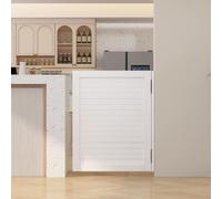 Porte battante blanche, porte intérieure battante en pin pour cloison