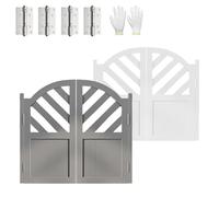 Porte battante de Bar, Porte de Saloon en Bois, Style Western Porte De Double pour Intérieur, Porte de Bar avec Charnières, Porte De Séparation W61-160cm H100cm(Gray,142 cm X 100cm)