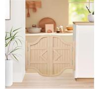 Porte battante de Bar, Porte Saloon en Bois avec Charnières, Style Western Porte Cowboy Porte de Séparation, Porte de Bar Saloon Portes De Grange pour Escalier Salle De Bain(W97 x H90cm)