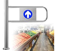 Porte battante de sécurité à ressort conçue for une fermeture vers l'intérieur uniquement (ne peut pas être ouverte vers l'extérieur) 60 × 100 cm