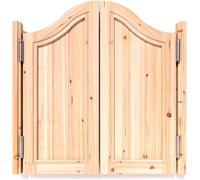 Porte battante de style saloon, non peinte, pour entrée de grange, entrepôt, toi style saloon, non peinte, pour entrée de grange, entrepôt, toilettes, portail de clôture (L 110 cm x H 90 cm)