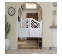 Porte Battante Double，Portes Battantes en Bois Massif，Porte De Saloon，Portes de Cloison à Fermeture Automatique en Bois Massif，Style Western Porte Cowboy Séparation(C,W95xH90cm(37.40x35.43in))