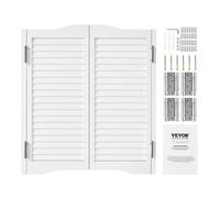 Porte Battante Double-VEVOR-805x28x900 mm-Porte Saloon en Bois de Pin-avec Charnières, Quincaillerie-Facile à Installer