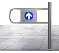 Porte battante en acier inoxydable pour cuisine, salle de bain, couloir et café - Porte d'entrée intérieure style grange pour droitier, 100 x 100 cm