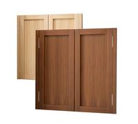 Porte battante en bois de pin - Style Western Portes - Porte Saloon De Séparation - Style maison de campagne - Anti-Fissuration - pour café, couloir, cuisine, bar(Brown,W52"XH36"/132cmX90cm)