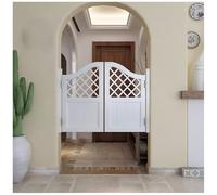 Porte Battante En Bois Usage Intérieur, Porte Battante De Style Saloon Avec Charnières, Porte Mi-hauteur Style Saloon/café/bar Cuisine, Véranda, Espaces Commerciaux(Blanc,130x80cm/51x32")