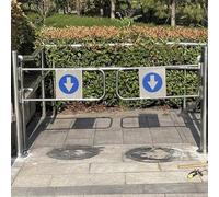 Porte battante en métal durable - Porte de transfert piétonne sécurisée pour supermarchés, bibliothèques et magasins de détail - Solution d'accès robuste pour les zones à fort trafic