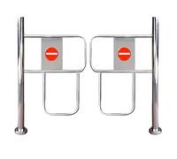 Porte battante for entrées de marché, porte de sécurité à fermeture automatique avec ressorts, porte unidirectionnelle for chantiers et entrepôts Porte battante(1.7 * 1m)