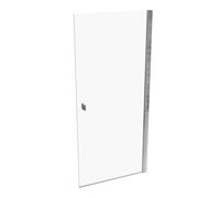 Porte battante Hahn SolvaPro à cadre partiel, 4 coins, fixation à droite, largeur : 900mm, 7T0202092322, Cabines de douche: Couleur du profilé verre brillant argent ESG clair avec ANTI-PLAQUE