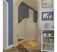 Porte battante intérieure en bois, demi-porte battante moderne pour cuisine ou café, installation facile avec matériel inclus