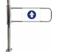 Porte battante manuelle en métal, portail de sécurité d'entrée pour supermarchés, porte de clôture d'entrepôt à sens unique, idéale pour une utilisation en magasin et bibliothèque, et contrôle d'accès