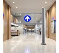 Porte battante métallique à ressort pour la sécurité des supermarchés et entrepôts, porte de sécurité à fermeture automatique pour usage industriel, entrée de bibliothèque et de magasin - 60