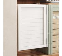 Porte Battante, Porte western, Porte Saloon Portes Blanches de Café D'oscillation pour Le Salon, avec Charnières Métalliques, pour escaliers de Cuisine de Bar(Size:W75xH90cm(W29.53xH35.43in))