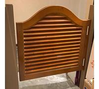 Porte Battante Portes Battantes Rétro Porte Simple en Bois Massif, Porte de Salon Persienne pour Cloison Cuisine/Salle de Bain/Hall, Café Cowboy Décor de Comptoir de Bar Porte Battante ( Size : W75xH9