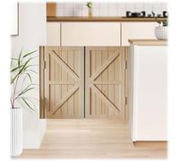 Porte Battante, Portes Saloon en Bois, Style Western Portes Cowboy Séparation 90x90cm 90x100cm Porte de Café pour Cloison de Comptoir, Terrasse, Entrée de Jardin(Bois naturel,W150*H90cm)