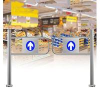 Porte battante pour entrées en métal avec mécanismePorte d'accès piéton pour zones de cabane