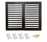 Porte battante Rétro en Bois, Couloirs Intérieurs Porte Saloon, Facile à Installer, Anti-Fissuration, Facile à Installer H 90cm, pour Escalier Salle de Bain Chambre Balcon(W52"XH36"/132cmX90cm)