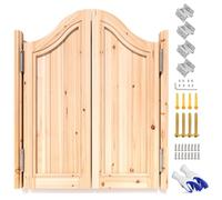 Porte Battante Saloon,W70/80/90/100/120cm Portes de Café,Style Western Porte pour Intérieur,Couloir de Maison,Cuisine,Bar,Café,Entrée de Pub,Portes De Cloison Double(Couleur Bois,86 * 100cm)