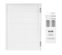 VEVOR Porte Battante, 805x28x1060 mm, Porte Saloon Simple en Bois de Pin avec Charnières, Quincaillerie, Facile à Installer, pour Intérieur, Couloir de Maison, Cuisine, Bar, Café, Entrée de Pub, Blanc