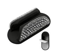 Porte-Baume À Lèvres De Voiture | Support En Silicone Anti-Dérapant Avec Adhésif Et Strass - Porte-Baume À Lèvres Vertical - Pour Femmes Et Filles Voiture Intérieur Pare-Soleil Décor
