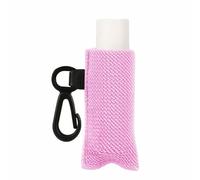 Porte-baume à lèvres élastique - Porte-clés étanche - Solution de rangement pour cosmétiques - Pour femmes et filles, a, Taille unique