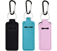 Porte-Baume à Lèvres Élégant avec Clip - Porte-Clés Organisateur pour Gloss, Rouge à Lèvres ou Stick Labial - Design Parisien Modulable