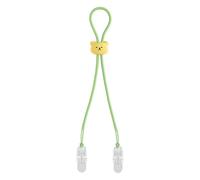 Porte-bavoir, Pince À Serviette - Sangle De Cou D'ours De Dessin Animé En Silicone,Sangle De Serviette À Bavoir Portable, Collier De Lanière De Chaîne Pour La Protection Des Vêtements De Salle À Mange