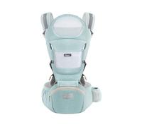 Porte-bébé 2 en 1 - Siège hanche léger - Tabouret tout-en-un - Porte-bébé avec rangement pour biberon - 6 positions de transport pour nouveau-nés dès la naissance, bébés et tout-petits (0 à 36 mois