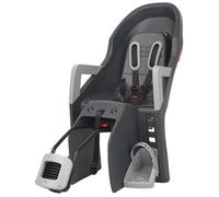 Porte-bébé à fixation sur cadre - Inclinable Polisport Guppy Maxi RS Plus - gris - TU