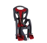 Siège porte-bébé Bellelli Pepe Standard cadre arrière gris rouge