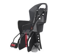 Porte bebe ar sur cadre Polisport koolah ff gris fonce coussin gris clair