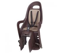 Porte bebe ar sur porte bagage polisport groovy cfs marron fonce 22kg (120-185mm