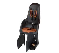 PORTE BEBE AR SUR PORTE BAGAGE POLISPORT MINIA NOIR COUSSIN MARRON