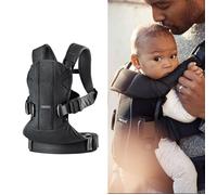 Porte-bébé BabyBjorn Harmony, Porte-bébé Ergonomique, Sac À Dos, Rond, Nouveau-né, 0-36 Mois Noir / Maille 3d