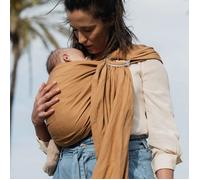 Boba Écharpe de portage avec anneau - Porte-bébé du nouveau-né au petit enfant -Écharpe de portage légère et respirante -Bon positionnement des hanches, Portage sur le ventre ou la hanche, 3,6-15,8kg