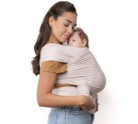Boba Écharpe de Portage Mains Libres Pour Nourrissons et Jeunes Enfants - Écharpe de Portage Élastique - Écharpe de Portage Pour Enfants Pesant Entre 3 et 15 kg (Serenity Organic Stone)