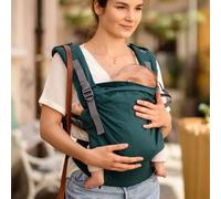 Boba X Porte-bébé - Évolutif de la naissance à la petite enfance, Porte-bébé ergonomique 2-en-1 avec bretelles croisables (Atlantique)