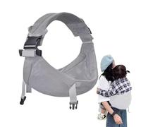 Porte-bébé - Écharpe en maille souple pour bébé - Support dorsal réglable - Faisceau de câbles - Support mains libres pour nourrisson - Bandoulière confortable pour nouveau-né - Ergonomique