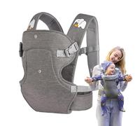 Porte-bébé en coton, respirant, support doux, sangle réglable, bandoulière convertible | Siège de hanche pour bébé avec ceinture rembourrée pour promenade shopping voyage toute saison confort bébé