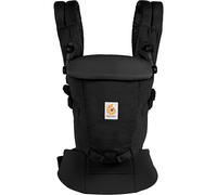 Ergobaby Porte-Bébé Adapt pour nouveau-nés, dès la naissance, porte-bébé ergonomique 3 positions en Coton SoftTouch pour portage ventral et dorsal, Onyx Black