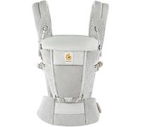 Ergobaby Porte-Bébé Adapt pour Nouveau-Nés, dès la Naissance, Ergonomique 3 Positions en Mesh SoftFlex pour Portage Ventral et Dorsal, Pearl Grey