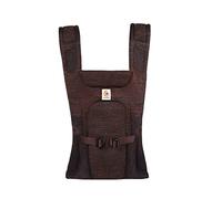 Porte-bébé Ergobaby Aerloom pour nouveau-né à petit enfant, Porte-bébé ergonomique 3 positions, sur le ventre ou dorsal Porte-bébé en Formaknit, Black Pearl